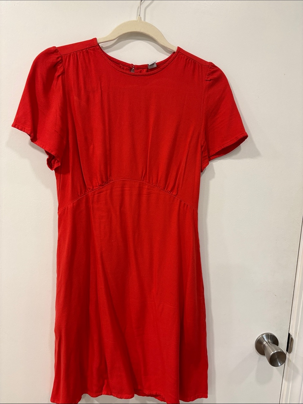 Old Navy Red Short-Sleeve Mini Dress